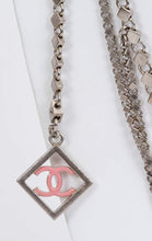 Load image into Gallery viewer, Chanel 04P Spring Multi strand accessory CC Logo Silver Chain Belt Necklace
