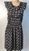 Load image into Gallery viewer, Chanel 07P, 2007 Spring Black Floral Silk Dress FR 38 US 4/6
