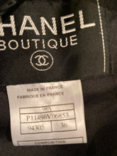 Load image into Gallery viewer, Vintage Chanel 98A, 1998 Fall Double Breasted Black Jacket Blazer FR 36 US 2/4