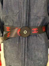 Load image into Gallery viewer, Rare Chanel Vintage 04P, 2004 Spring Disc Cassette Record Fabric Belt
