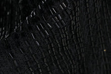 Load image into Gallery viewer, Vintage Chanel 00A, 2000 Fall Autumn Black Tassel Beaded Tube Camisole Top Blouse FR 40 US 4