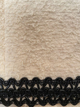 Load image into Gallery viewer, 94P, 1994 Spring Rare Vintage Chanel Cream/Black Scubido Trim Boucle Skirt Jacket Set US 6