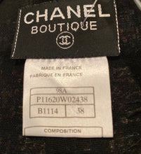 Load image into Gallery viewer, Vintage Chanel 98A, 1998 Fall Boucle Black/Pink Dress FR 38
