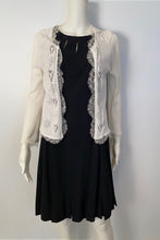 Load image into Gallery viewer, Chanel 06P 2006 Spring White Knit Lace Cardigan FR 40 US 2/4
