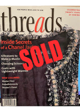 Load image into Gallery viewer, “THREADS” Magazine 2005 contains inside “Secrets of a Chanel Jacket&quot;
