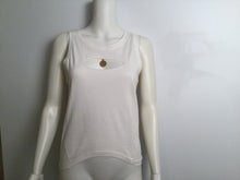 Load image into Gallery viewer, New with Tags Chanel 2007 Spring, 07P White medallion Charm tee Cotton T-shirt FR 40 US 6