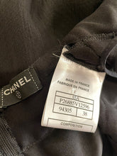 Load image into Gallery viewer, Chanel 05A 2005 Fall Black Silk pleated Dress FR 38 US 4/6