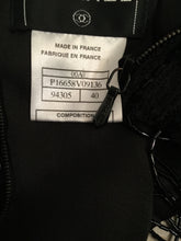 Load image into Gallery viewer, Vintage Chanel 00A, 2000 Fall Autumn Black Tassel Beaded Tube Camisole Top Blouse FR 40 US 4