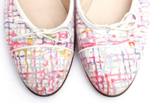Load image into Gallery viewer, Chanel fabric multicolor ballet ballerina flats EU 38