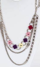 Load image into Gallery viewer, Chanel 04P Spring Multi strand accessory CC Logo Silver Chain Belt Necklace