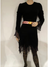 Load image into Gallery viewer, Chanel 09A 2009 Fall Runway Black Sweater Dress FR 34 US 4