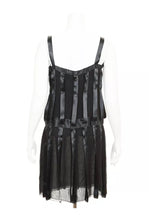 Load image into Gallery viewer, Vintage Chanel 03A, 2003 Fall Snap Collection Black Mini Dress Top Tunic FR 38 US 2/4