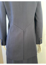 Load image into Gallery viewer, Vintage Chanel Navy Blue Long Blazer Jacket US 4/6/8