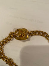 Load image into Gallery viewer, 97P 1997 Spring Vintage Chanel CC turnlock red Gripoix stone pendant necklace