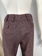 Load image into Gallery viewer, Chanel 05A 2005 Fall Tiny Pink Black Checks Pants Trousers FR 34 US 2/4