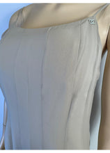 Load image into Gallery viewer, Chanel 04P 2004 Spring Beige Taupe Silk Dress FR 42 US 6/8