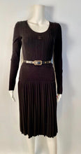 Load image into Gallery viewer, Chanel 05A Black Long Sleeve Ribbed CC Logo Sweater Dress FR 38 US 4/6