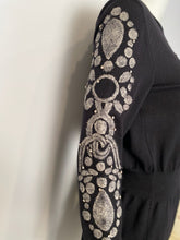 Load image into Gallery viewer, Chanel 07A 2007 Fall Black Gray Cashmere Pullover Tunic Sweater FR 40