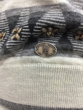 Load image into Gallery viewer, Chanel 07A 2007 Fall striped beaded Cashmere Tunic Sweater Jumper FR 34