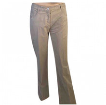 Load image into Gallery viewer, Chanel 03P 2003 Spring low rider light brown khaki jeans FR 40