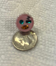 Load image into Gallery viewer, Chanel 2016 Wink Smile Emoji Pink Multicolor Earrings