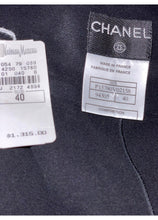 Load image into Gallery viewer, NWT Chanel 00S, 2000 Summer black long chiffon skirt FR 40