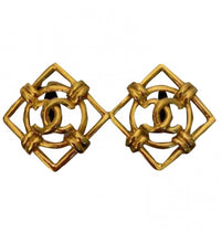 Load image into Gallery viewer, 1980’s Collection 29 cut Out CC Logo Clip On Earrings