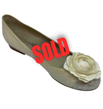 Load image into Gallery viewer, Chanel camellia ballet ballerina flats EU 38 1/2 C