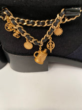 Load image into Gallery viewer, CHANEL 15A 2015 Fall Paris Salzburg Charm chains Ankle Boots EU 39.5