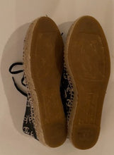 Load image into Gallery viewer, Chanel 15S, 2015 Summer Hightop CC logo Leather Espadrille sneakers EU 38 US 7.5/8