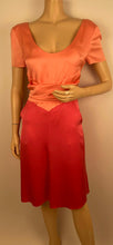 Load image into Gallery viewer, Chanel Vintage 01A 2001 Fall Peach/Pink Silk Dress FR 40 US 6/8