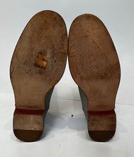 Load image into Gallery viewer, Chanel 13C 2013 Cruise Grey Leather Western Boots Large CC Logo EU 40.5 US 9.5