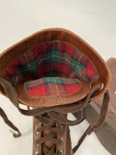 Load image into Gallery viewer, Chanel 13A Paris Edinburgh Brown Leather Lace Up Engineer Boots EU 39