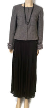 Load image into Gallery viewer, Chanel 08A 2008 Fall Collarless Herringbone Jacket with removable Cuffs FR 40 US 4