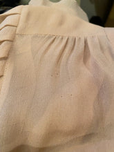 Load image into Gallery viewer, Vintage 2002 Chanel 2 piece beige silk chiffon pleated accordion dress set US 6