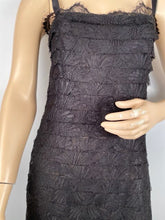 Load image into Gallery viewer, Chanel 06C 2006 Cruise Resort Black Lace Dress FR 38