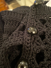 Load image into Gallery viewer, NWT Chanel 14P 2014 Spring Black Maxi Crochet Dress FR 38