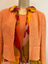 Load image into Gallery viewer, Chanel 00T 2000 Orange Multicolor Skirt Suit FR 40 US 6/8