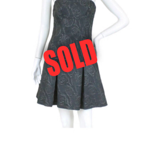 Chanel 09P, 2009 Spring Navy blue Tube Tennis Theme Dress FR 38 US 4