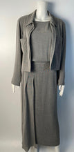 Load image into Gallery viewer, Vintage Chanel 99P 1999 Spring Grey 3 Piece Skirt Blouse Jacket Dress Outfit Set FR 36