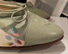Load image into Gallery viewer, Chanel Leather CC Ballerina Ballet Flats EU 38 US 7/7.5