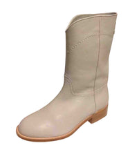 Load image into Gallery viewer, NIB New in Box Chanel 13C light grey cowboy riding boots EU 39.5