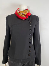 Load image into Gallery viewer, Chanel 00T, 2000 Transition Collection ‘GABRIELLE’ Buttons Black Jacket FR 38 US 4