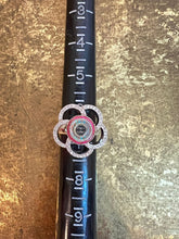 Load image into Gallery viewer, Chanel 17S 2017 Spring Summer Camellia Flower Crystals Ring Size 6 3/4