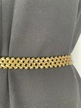 Load image into Gallery viewer, Vintage 97A, 1997 Fall Chanel Bronze Metal Chain link belt 27” generally a US 4