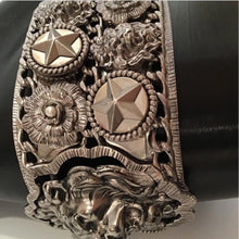 Load image into Gallery viewer, Chanel 07A Paris Monte Carlo Lion Head Icons tall black leather riding boots EU 39.5 US 8.5/9