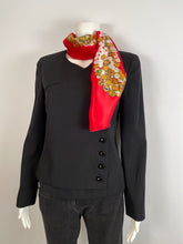 Load image into Gallery viewer, Chanel 00T, 2000 Transition Collection ‘GABRIELLE’ Buttons Black Jacket FR 38 US 4