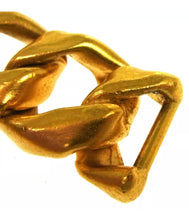 Load image into Gallery viewer, RARE Collectable 95P 1995 Spring Chanel vintage belt gold chain crystal CC