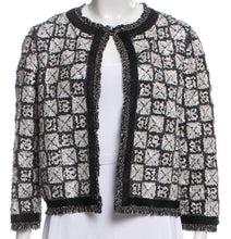 Load image into Gallery viewer, Chanel 10P 2010 Spring NWT New with Tags Sequin Grey Cardigan Jacket FR 46 US 12/14