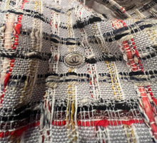 Load image into Gallery viewer, Chanel 2018 Spring 18P Multicolor Grey Tweed Dress FR 42 US 10/12